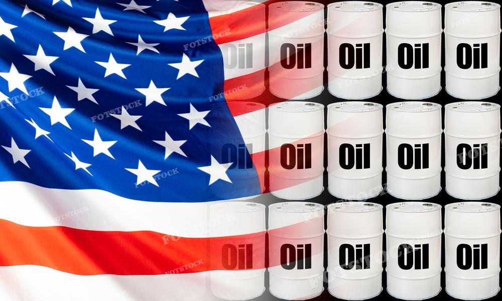 Композиция символизирует связь между нефтяной индустрией и Соединенными Штатами Америки. Изображение может быть использовано для иллюстрации новостей, статей, отчетов и аналитических материалов, касающихся американской нефтяной индустрии, политики, экспорта, импорта нефти или глобальных энергетических стратегий.